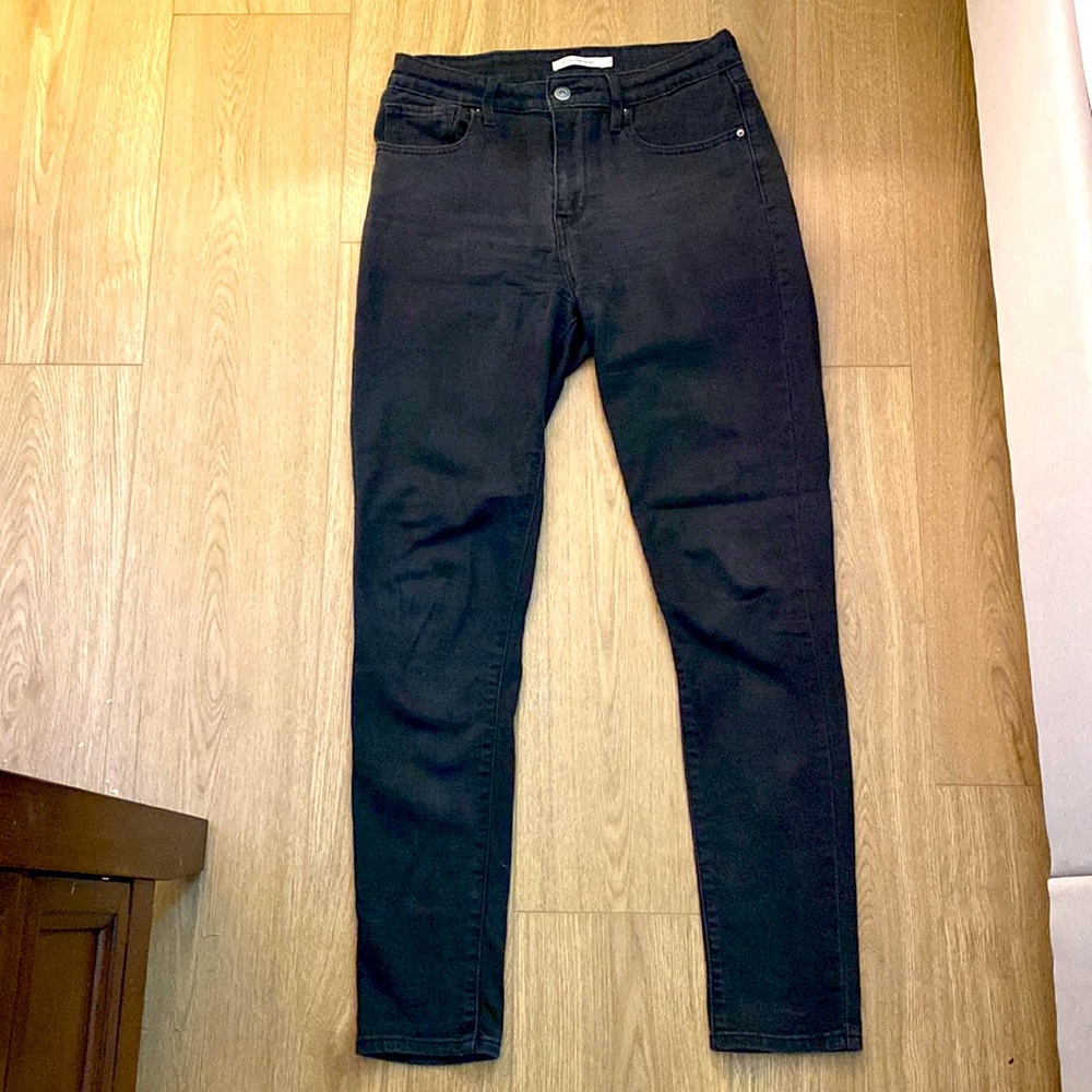 Black Levi’s  721 high rise skinny
